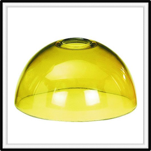 Ersatzglas Glaszylinder Halbkugel 14 x 7,5 cm für Grablaternen